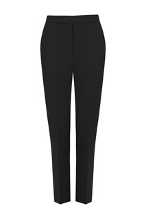 Зауженные укороченные брюки черного цвета Nebo