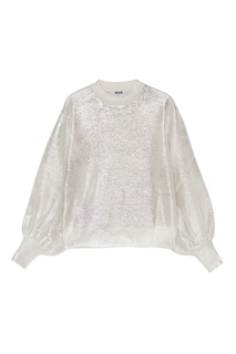 Джемпер цвета металлик Msgm