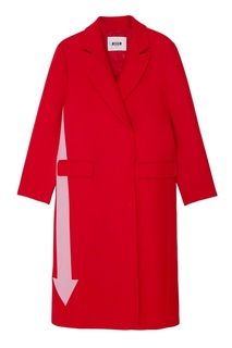 Красное пальто Msgm