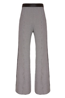 Серые брюки с контрастным поясом Loewe