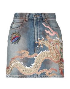 Джинсовая юбка Gucci