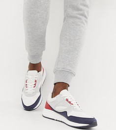 Белые массивные кроссовки колор блок Pull&Bear - Белый