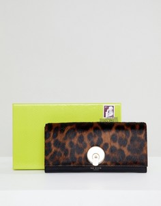 Складной кошелек с леопардовым принтом Ted Baker - Черный