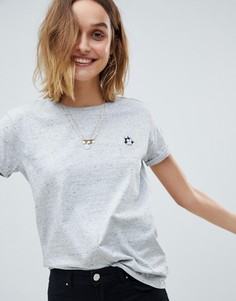 Футболка с эмблемой Maison Scotch - Серый