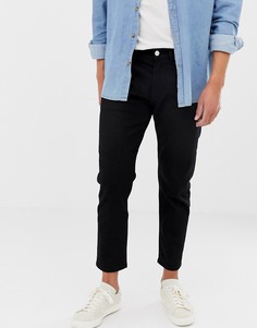 Черные суженные книзу джинсы Jack & Jones - Черный