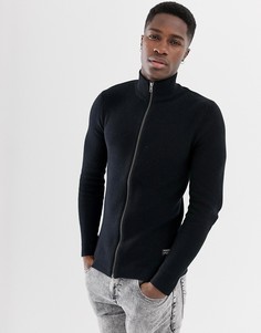 Кардиган на молнии Jack & Jones Essentials - Черный