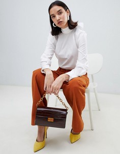 Рубашка с завязкой Selected femme - Белый