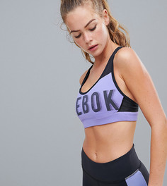 Сиреневый бюстгальтер со спиной-борцовкой Reebok эксклюзивно для ASOS - Фиолетовый