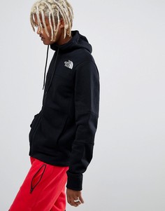Худи черного цвета на молнии The North Face - Черный