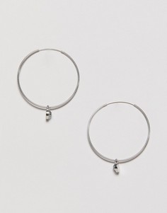 Серьги-кольца Miss Selfridge - Серебряный