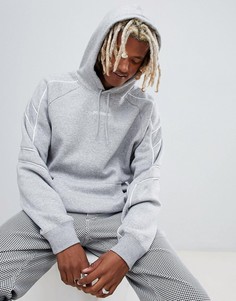 Худи серого цвета adidas Originals EQT Outline DH5217 - Серый