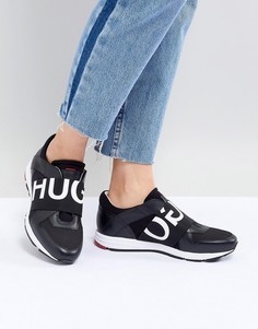 Кроссовки с логотипом HUGO - Черный