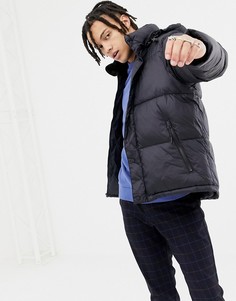 Черная дутая куртка со съемным капюшоном Penfield Equinox - Черный
