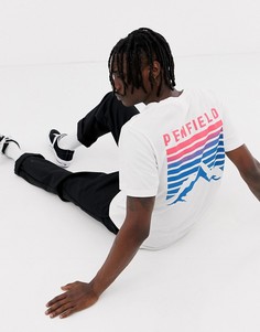 Белая футболка с принтом на спине Penfield - Белый