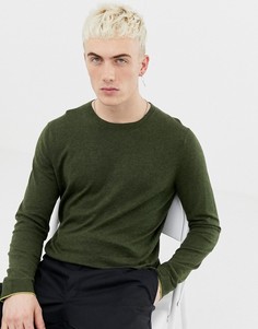 Джемпер с круглым вырезом Calvin Klein Saul - Зеленый