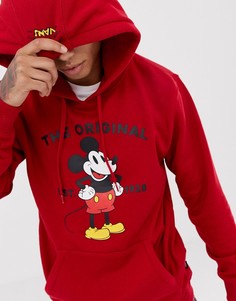 Худи красного цвета с принтом Vans x Mickey Mouse VN0A3IKD14A1 - Красный