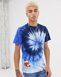 Синяя футболка с принтом тай-дай Vans x Mickey Mouse VN0A3IK7XH41 - Синий