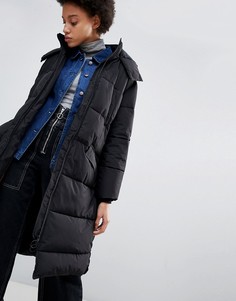 Стеганое пальто Parka London Amelia - Черный