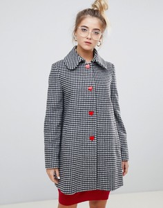 Пальто с добавлением шерсти Love Moschino - Черный