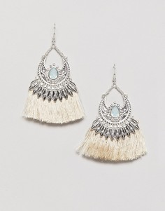 Серьги с кисточками Miss Selfridge moondust - Серебряный