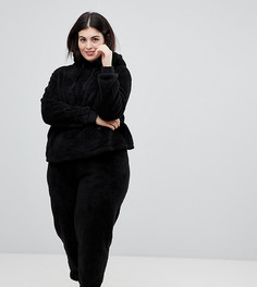 Худи и джоггеры для дома ASOS DESIGN Curve - Черный