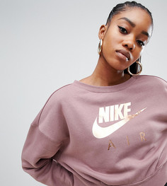 Розовато-лиловый свитшот Nike Air - Розовый
