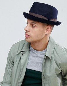 Темно-синяя шляпа с лентой ASOS DESIGN - Темно-синий
