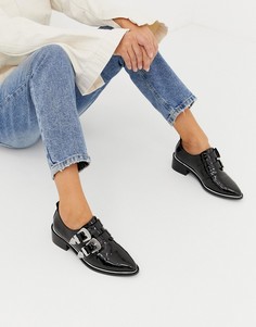 Туфли в стиле вестерн с острым носком ASOS DESIGN Moma - Черный