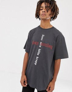 Футболка с логотипом Cheap Monday Uni - Серый
