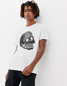 Футболка с принтом в виде черепа Cheap Monday - Белый