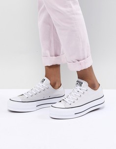 Серые кроссовки на платформе Converse Chuck Taylor All St - Серый
