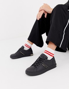Кроссовки с логотипом Versace Jeans - Черный
