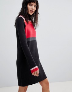 Платье-джемпер с высоким воротом Free People - Черный