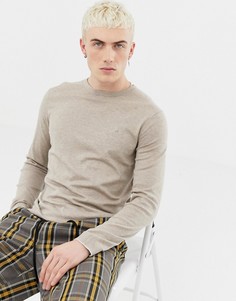 Джемпер с круглым вырезом Calvin Klein Saul - Бежевый