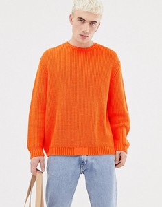 Свободный оранжевый джемпер ASOS DESIGN - Оранжевый