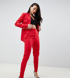 Красные брюки-сигареты Missguided Tall - Красный