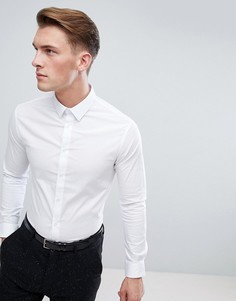 Белая узкая рубашка с длинными рукавами Celio - Белый