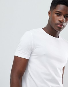 Белая эластичная футболка Celio - Белый