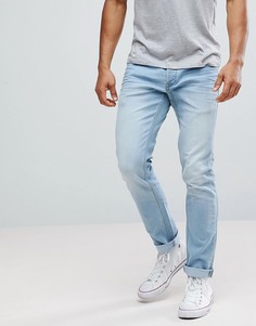 Узкие голубые джинсы Solid - Синий