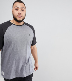 Футболка с контрастными рукавами реглан North 56.4 - Черный