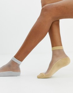 Сетчатые носки с блестящим эффектом ASOS DESIGN - Мульти