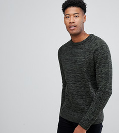 Вязаный фактурный джемпер Jacamo Tall - Зеленый