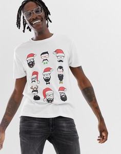 Новогодняя футболка Brave Soul - Белый