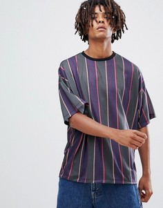 Oversize-футболка с полосками в стиле ретро ASOS DESIGN - Мульти