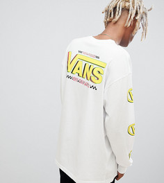 Белый лонгслив с принтом на спине Vans эксклюзивно для ASOS - Белый