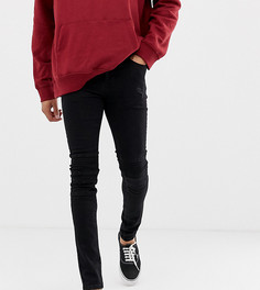 Черные байкерские джинсы зауженного кроя Jacamo - Черный