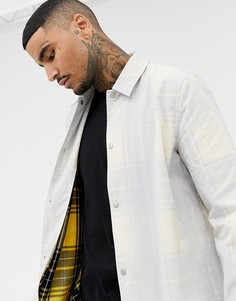 Желтая спортивная куртка в клетку ASOS DESIGN - Мульти