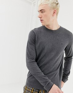 Джемпер с круглым вырезом Calvin Klein Saul - Серый