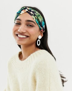 Повязка на голову с цветочным принтом ASOS DESIGN - Мульти
