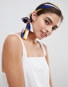 Повязка на голову в полоску ASOS DESIGN - Мульти